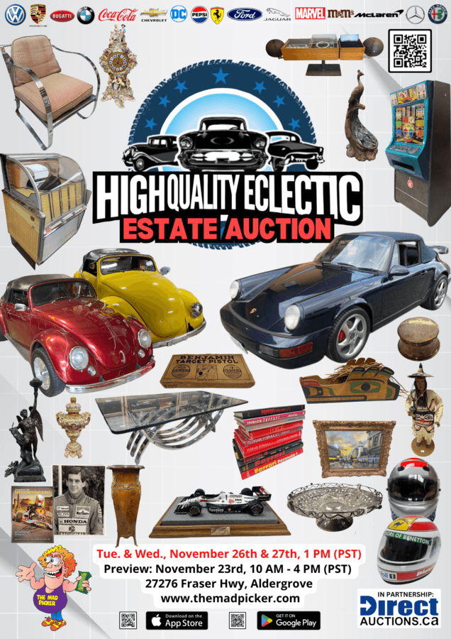 Global Online Estate Auction to Feature Rare Collectibles and Classic Cars in November 2024